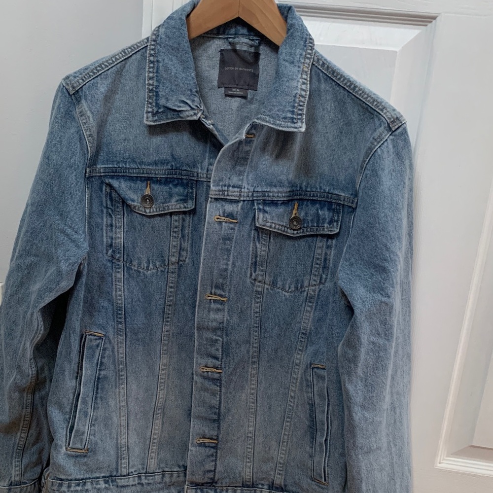 Cotton On Men's Blue Denim Jacket